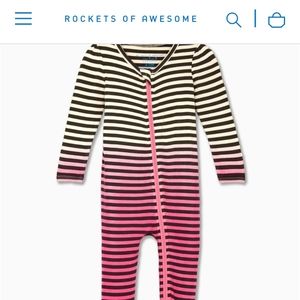 BUNDLE: Rockets of Awesome Bamboo Footie Pajamas 6-12 & 12-18 month sets